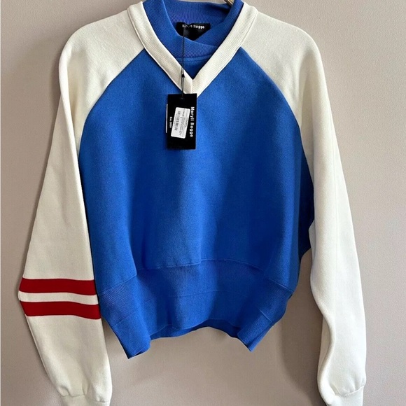 Meryll Rogge Double V-neck Sweatshirt - Picture 4 of 6